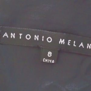 Navy/white blend color blended dress.